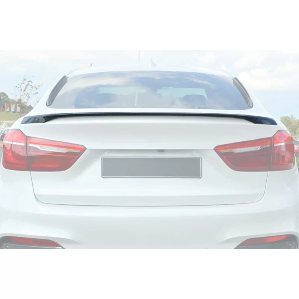 M Performance Design Design trunk spoiler suitable for BMW X6 series F16 2015-2019, unpainted