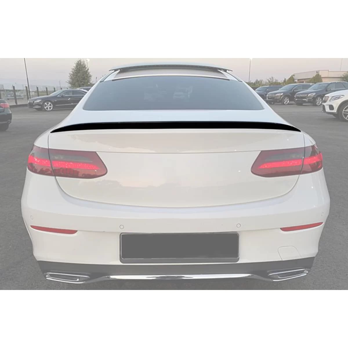 Trunk spoiler suitable for Mercedes E-Class Coupe C238 after 2017, unpainted