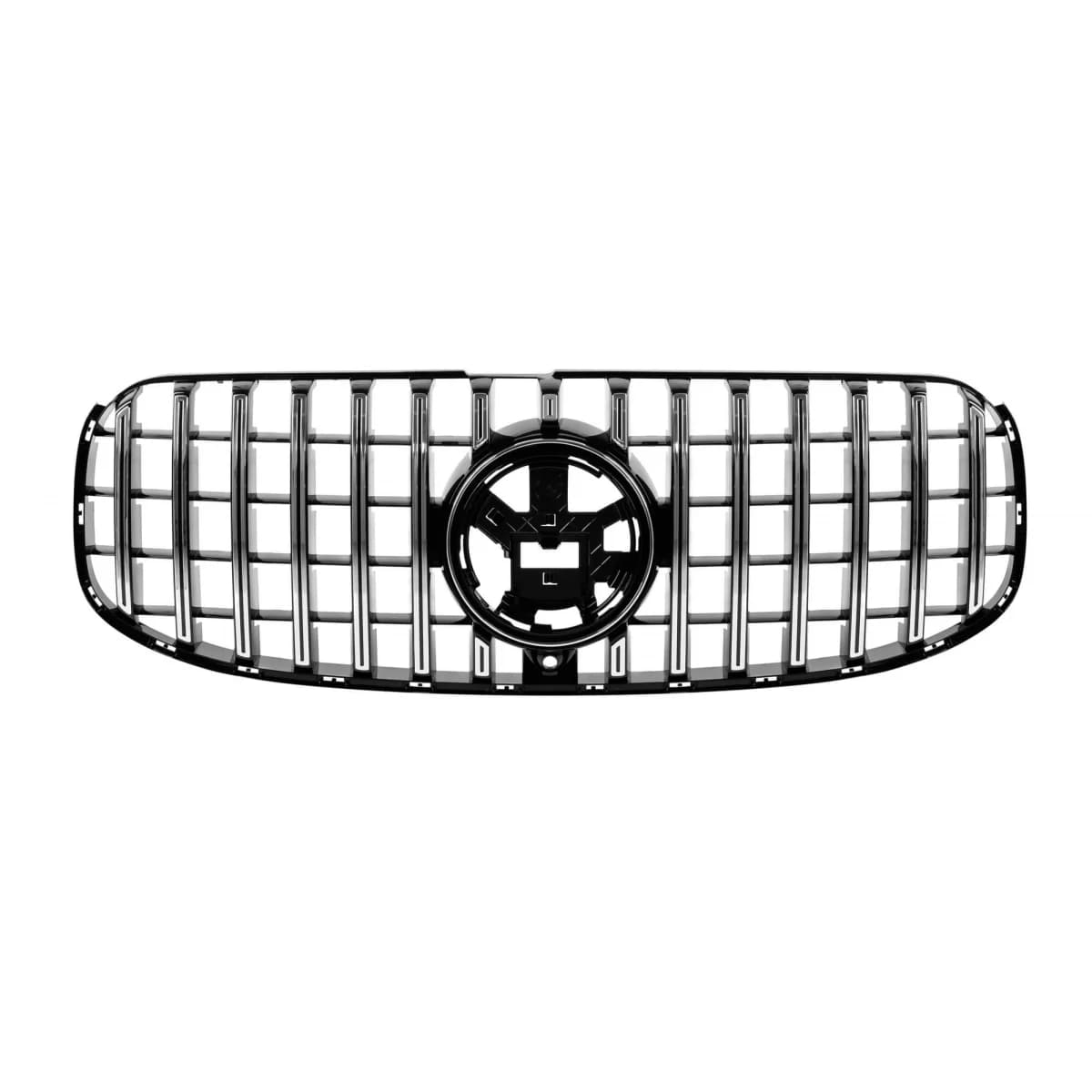 Chrome/black GT type grille suitable for Mercedes GLS X167 2020-2023 for 63 A design front bumper