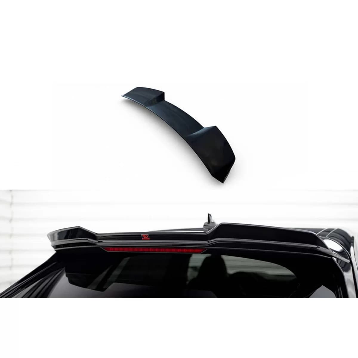 Maxton Design roof spoiler suitable for Audi RSQ8 after 2019, black lacquer