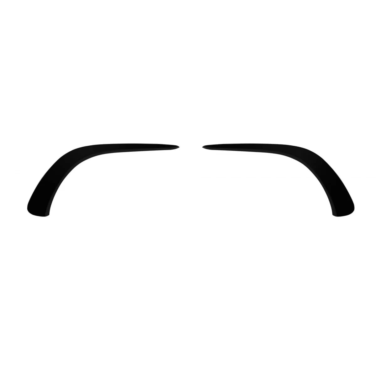 Aero strips suitable for front A Design-Line bumper on Mercedes CLA C118 after 2019, black lacquer