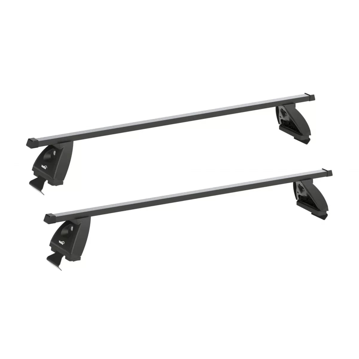 Hakr series Rods crossbar set suitable for Skoda Octavia Liftback 2004-2012 for the model without factory roof rails, black, 2 pieces