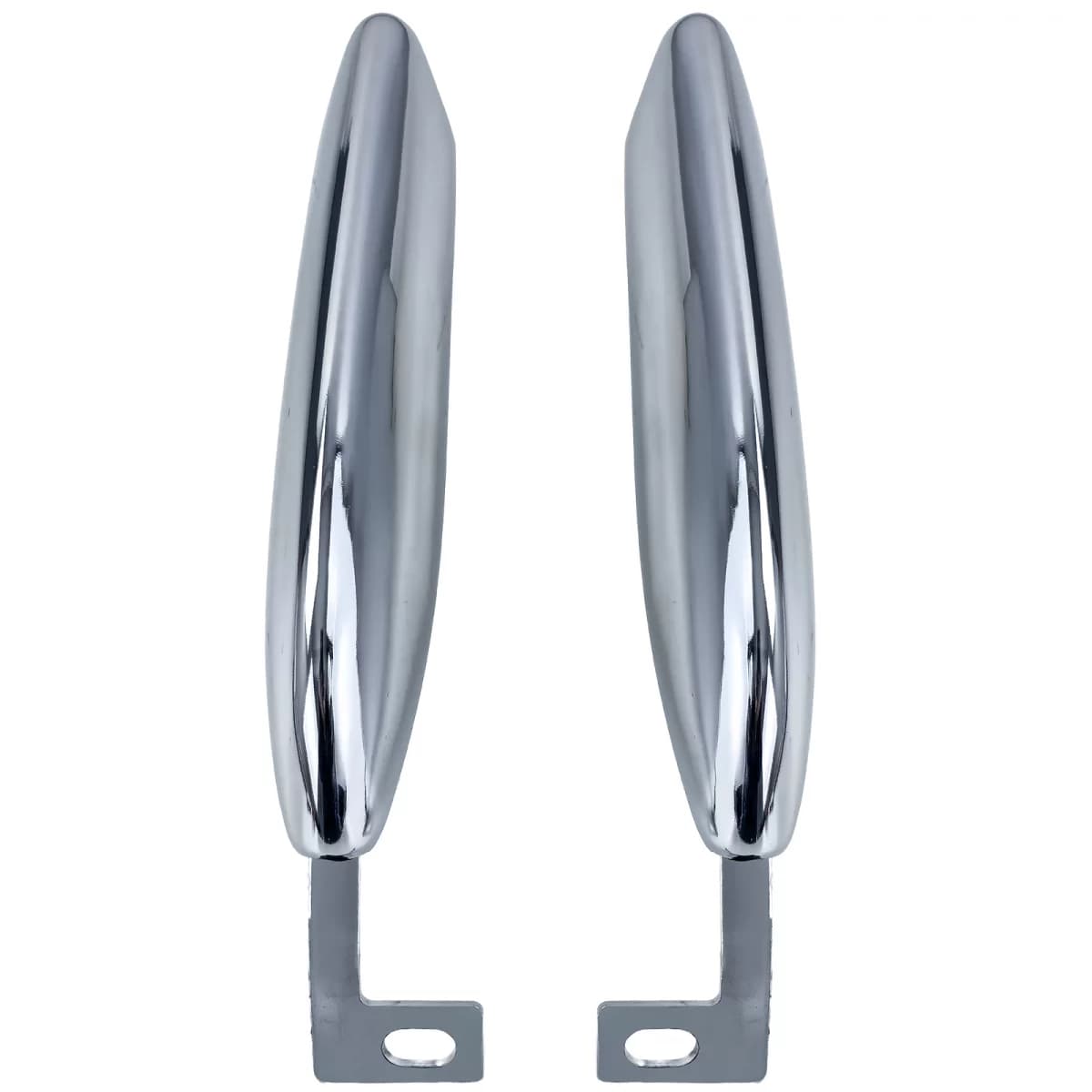 Bumper guards chrome front new – Top quality for Ford Mustang 1967–1968