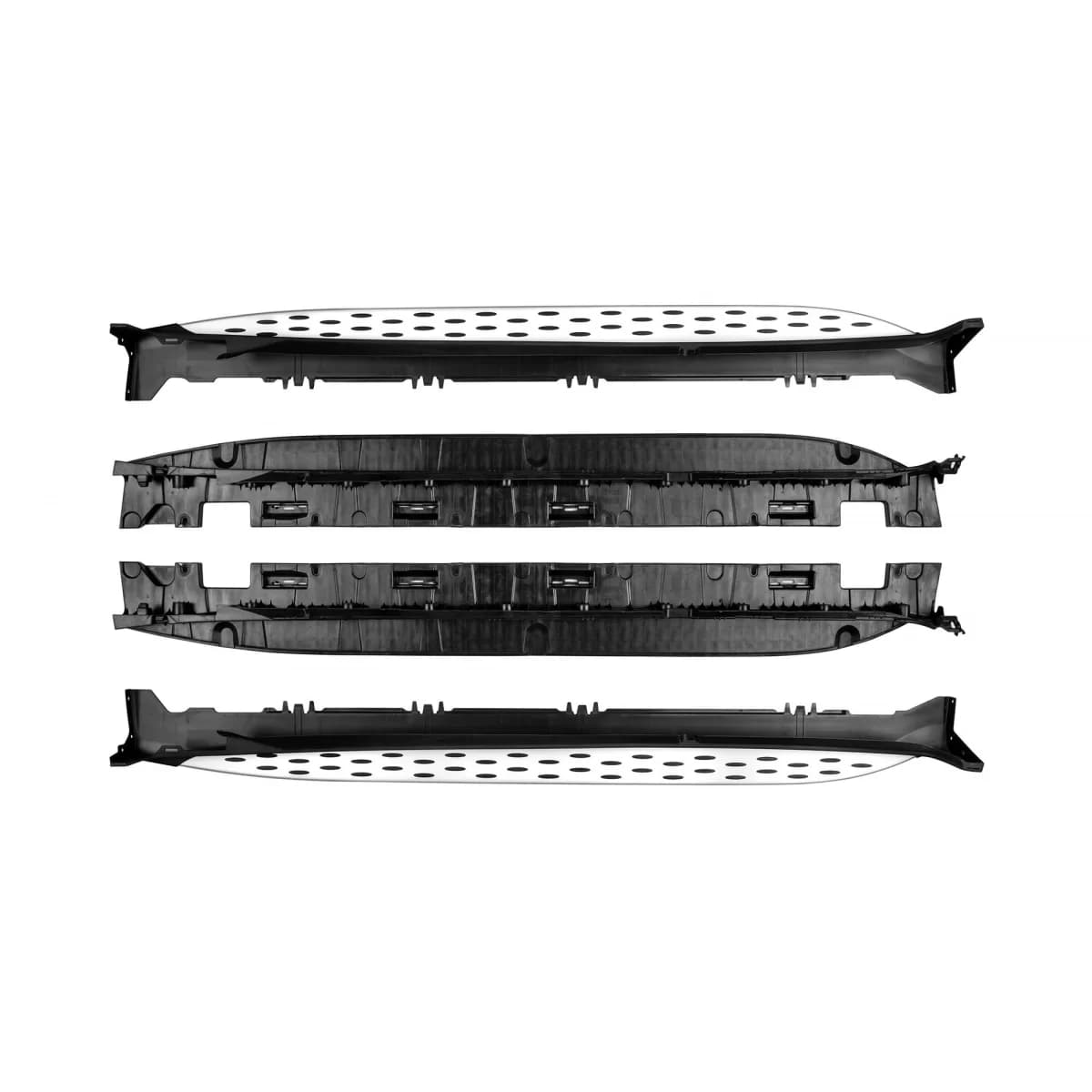 Running boards suitable for Mercedes GLC SUV X253, GLC Coupe C253 2015-2022
