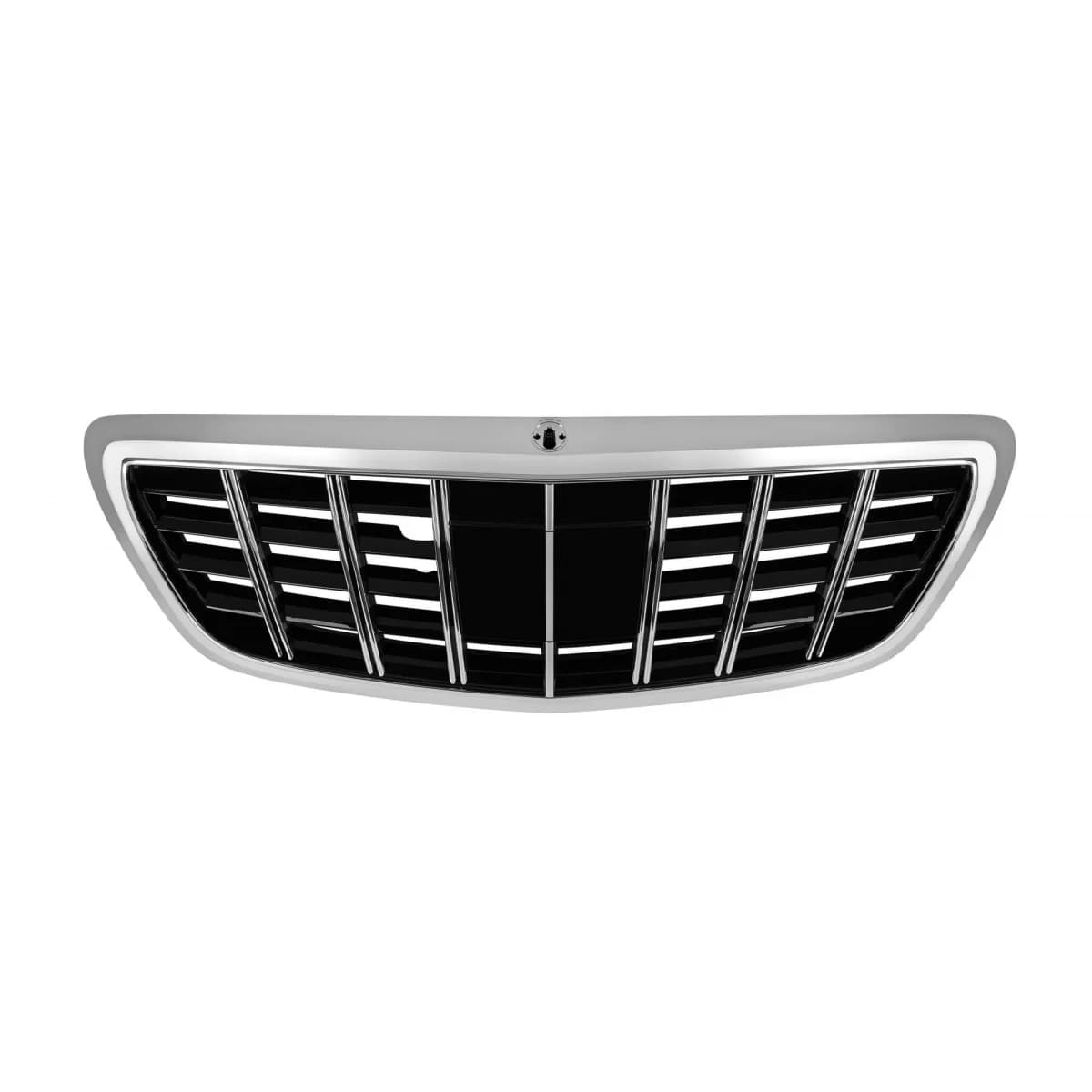 Chrome/black grille type Brabus suitable for Mercedes S-Class W222 2013-2020 for the model with Distronic and Night Vision
