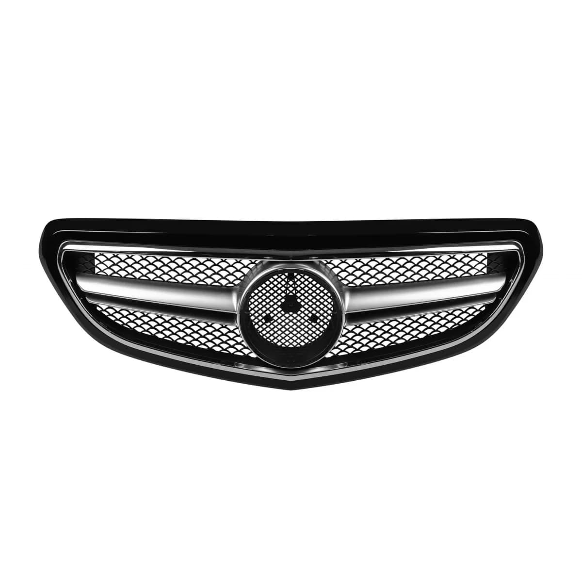 Chrome/black grille type A Design suitable for Mercedes W212 2014-2016 Classic