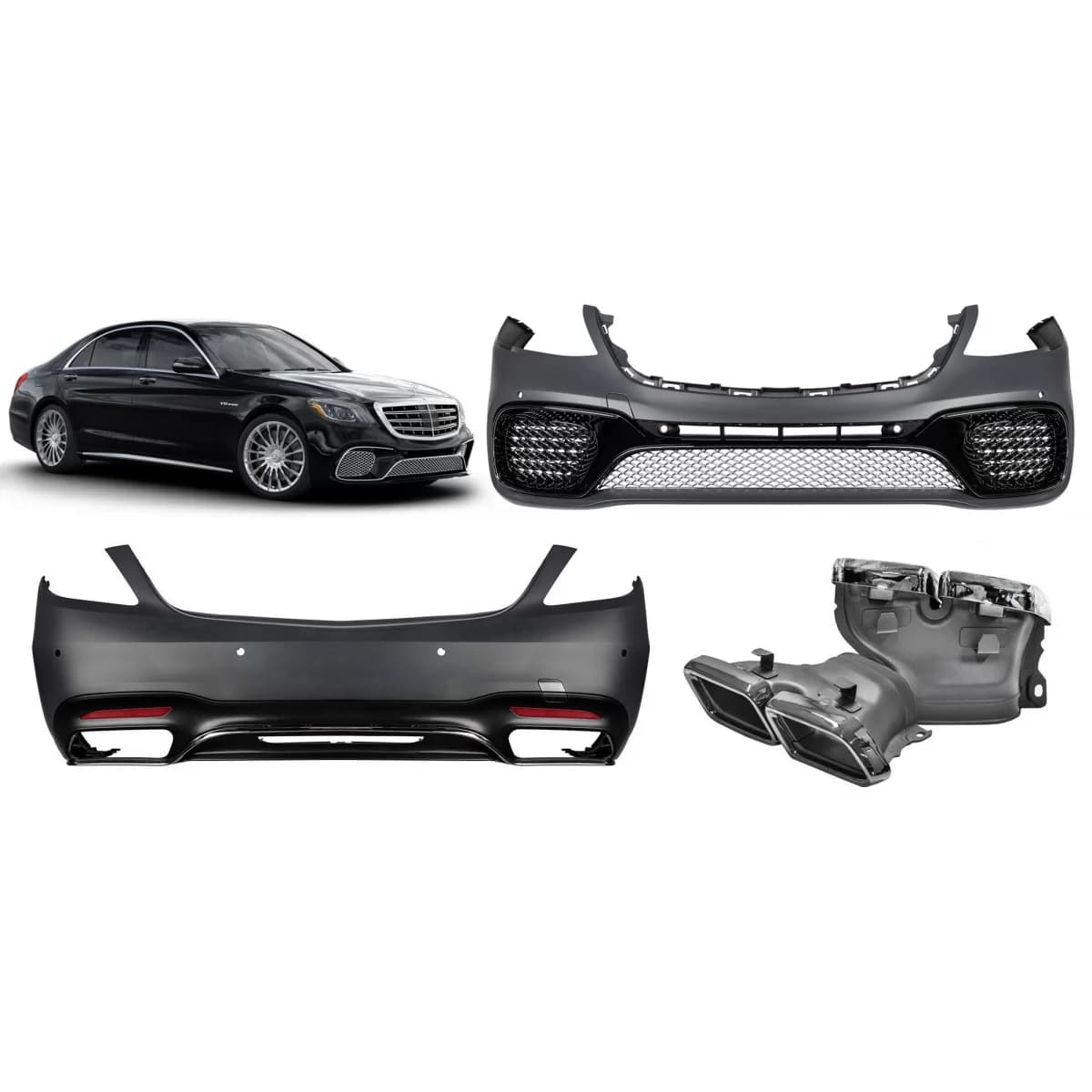 A Design package type S65 suitable for Mercedes S-Class W222 2017-2020 long or short wheelbase