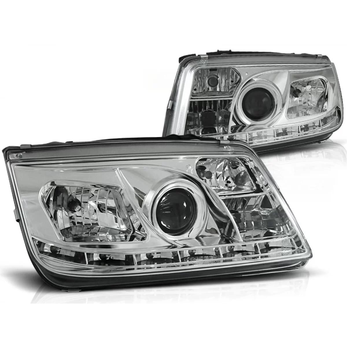 HEADLIGHTS DAYLIGHT CHROME fits VW BORA 09.98-05.05