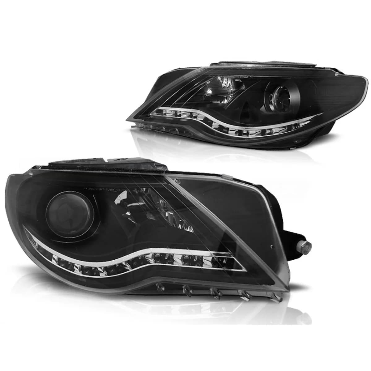 HEADLIGHTS DAYLIGHT BLACK fits VW PASSAT CC 08-12