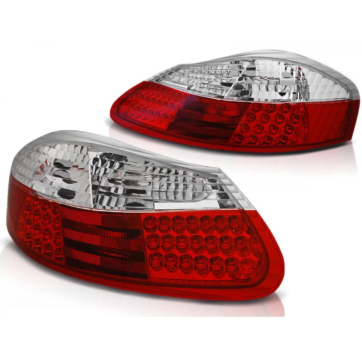 LED TAIL LIGHTS RED WHITE fits PORSCHE BOXSTER 96-04