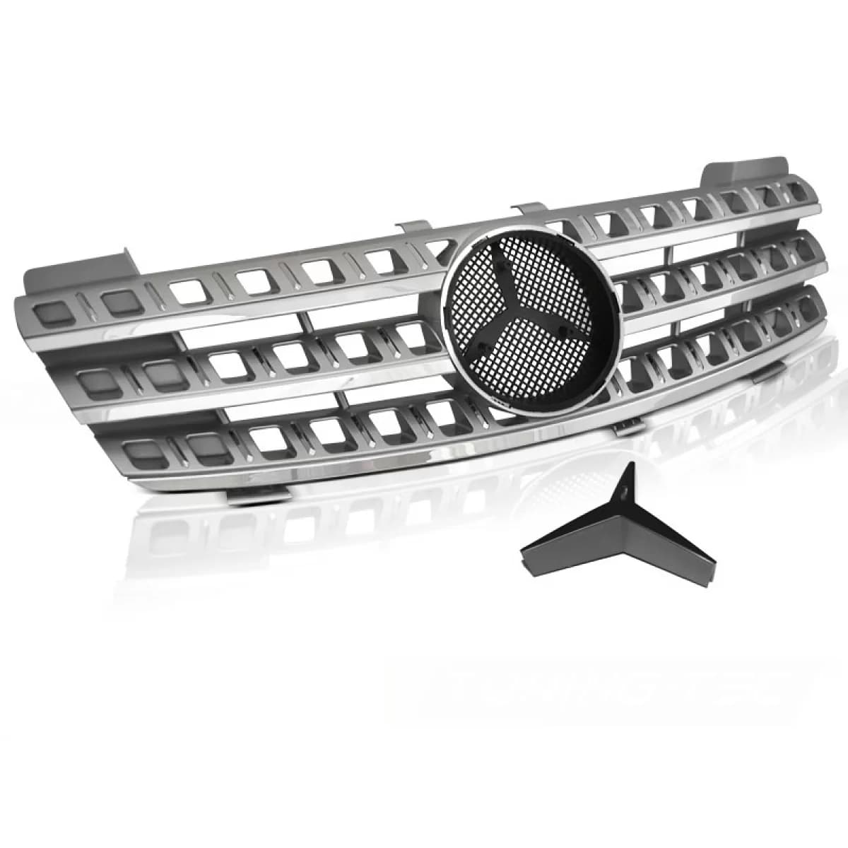 GRILLE SPORT SILVER CHROME fits MERCEDES W164 05-08