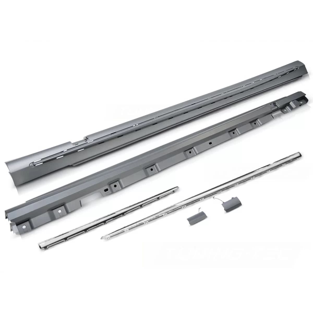 SIDE SKIRTS SPORT CHROME fits MERCEDES S-KLASA W222 13-18 LONG VERSION