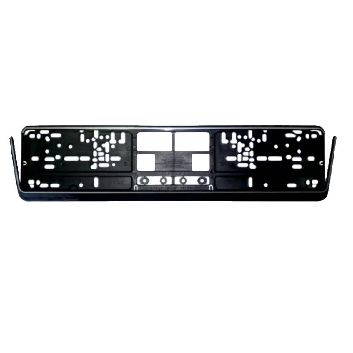 Licence Plate Frame Safeclip Black With Single Opening 1 Pc