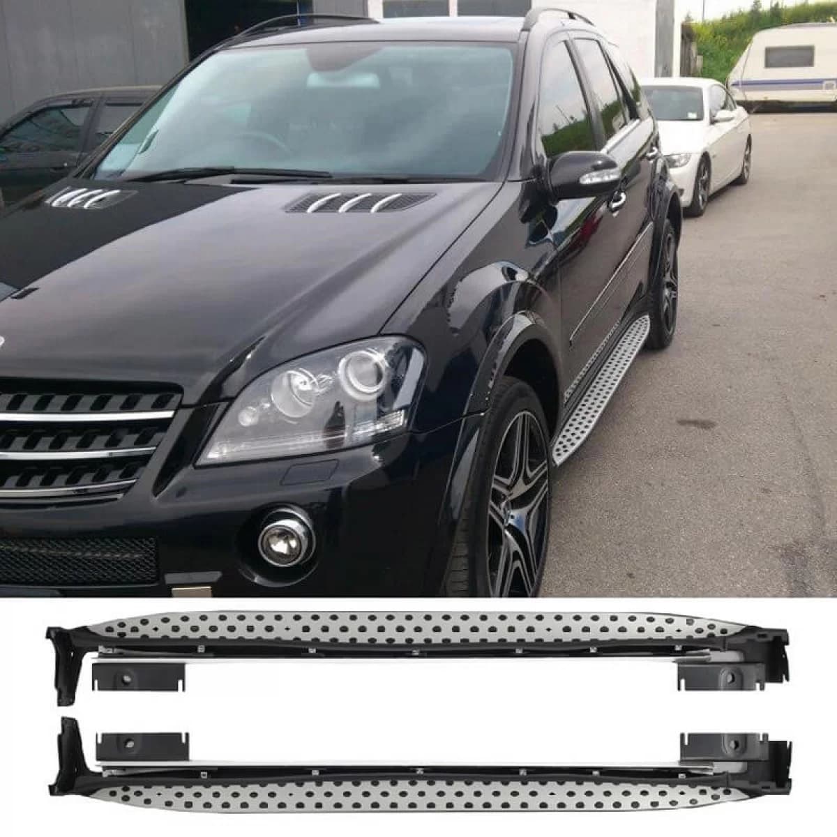 Side Steps Running Boards suitable for Mercedes-Benz ML-Class (W164) 05-11 2 pcs