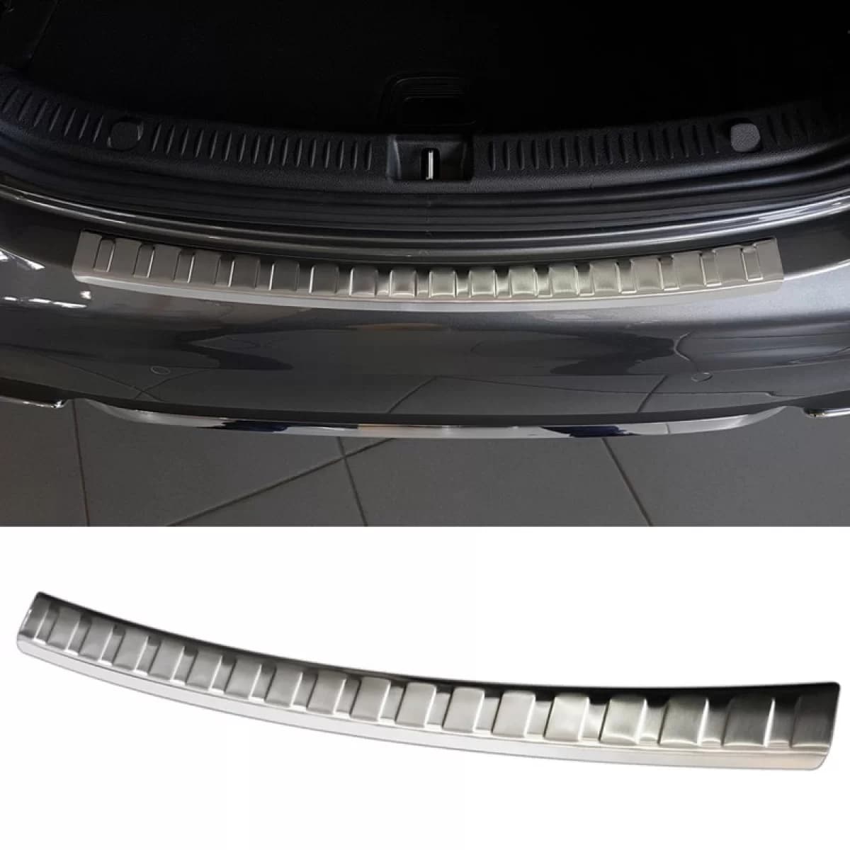 Rear Bumper Protector suitable for Mercedes-Benz E-Class W213 16+ Sedan Steel