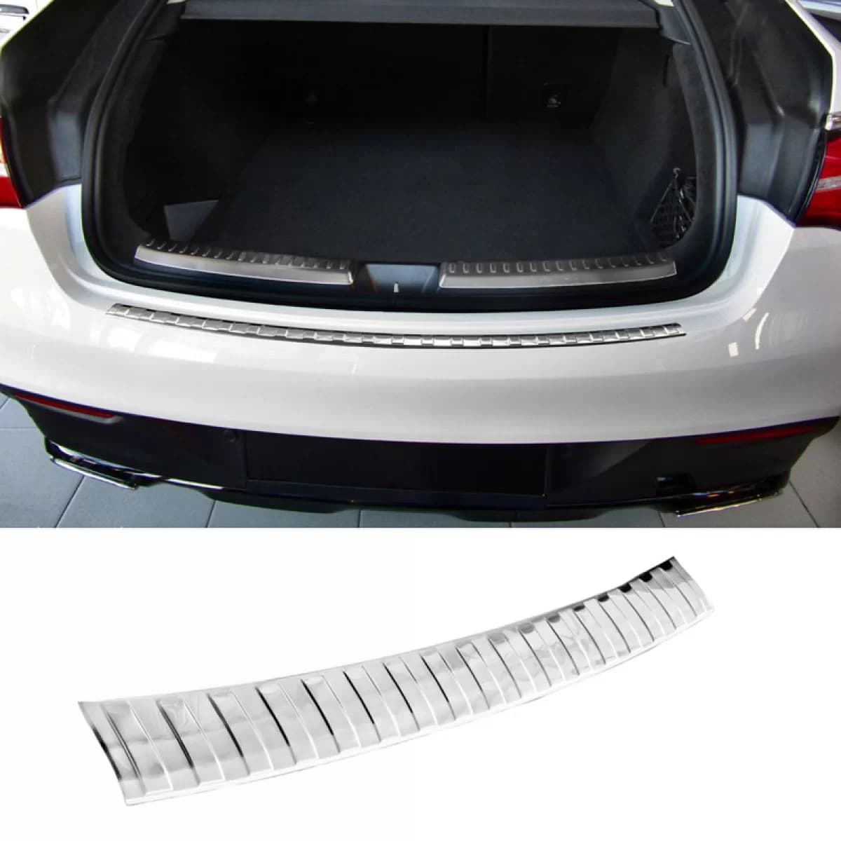 Rear Bumper Protector suitable for Mercedes-Benz GLE C292 15+ Steel