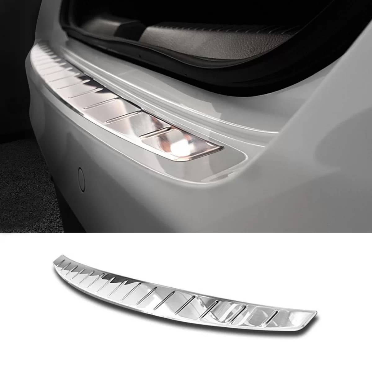 Rear Bumper Protector suitable for Mercedes-Benz CLA C118 19+ Sedan Steel