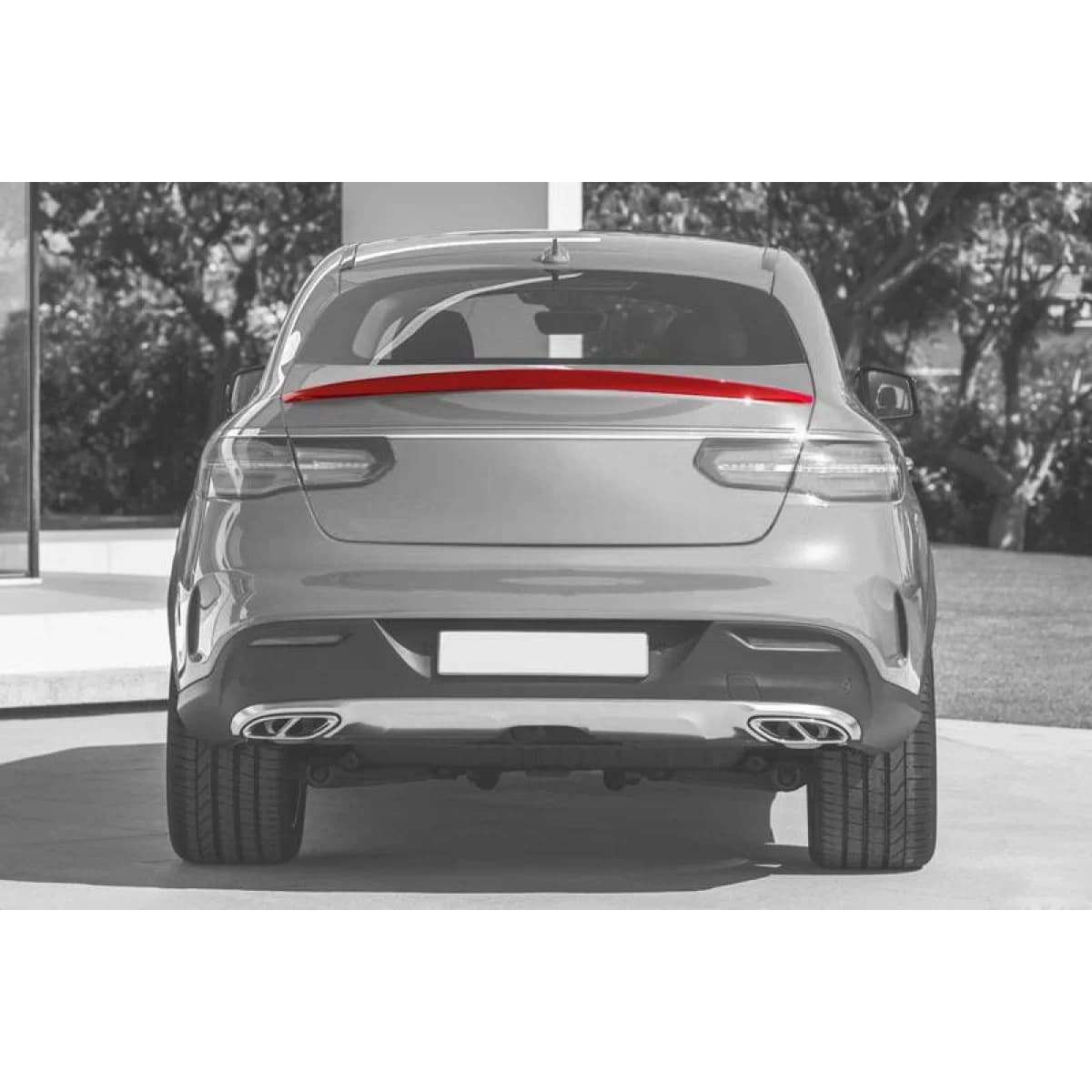 Trunk Spoiler suitable for Mercedes-Benz GLE Coupe C292 15-19 Unpainted From Abs Plastic