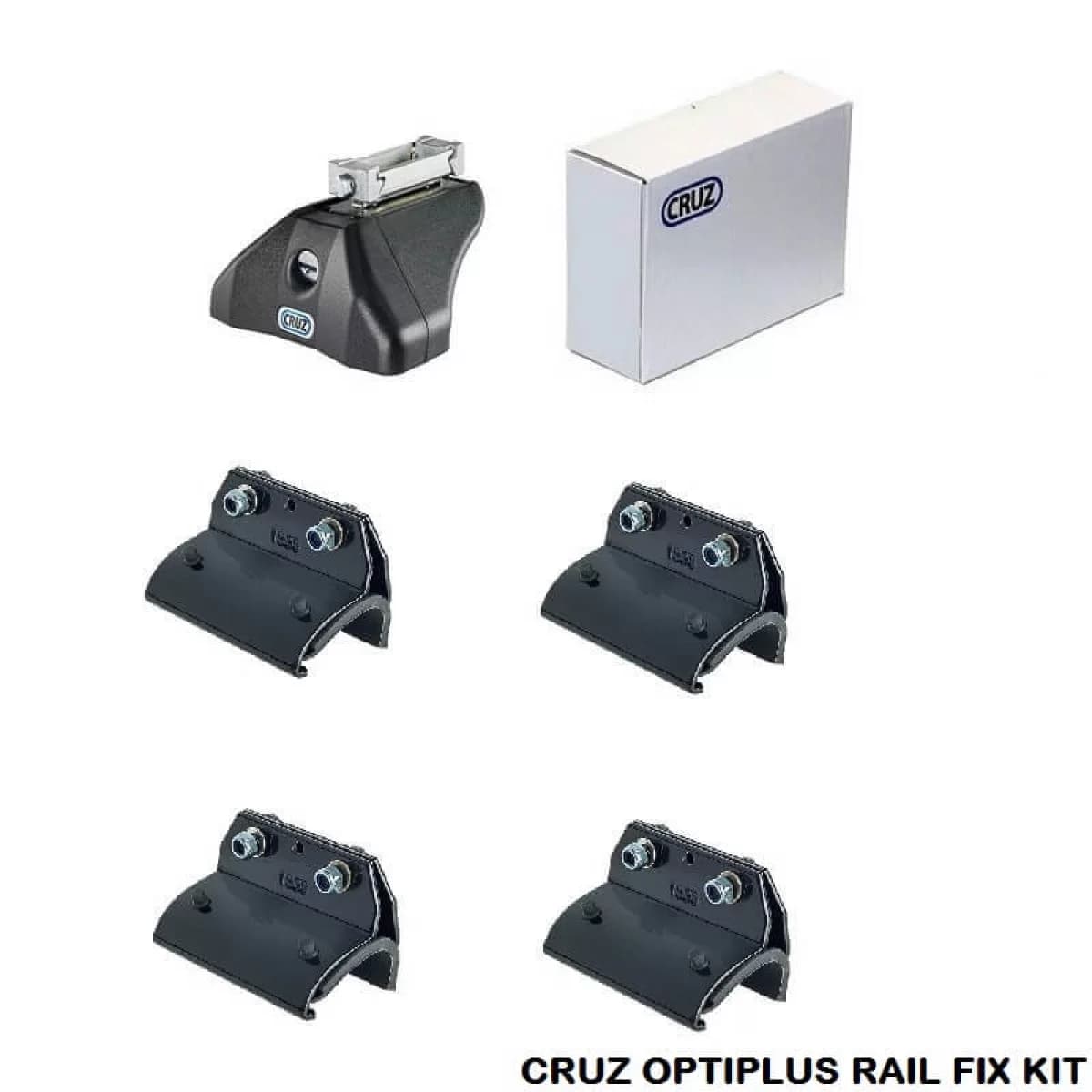 Fixation Kit suitable for Roof Bars CRUZ Optiplus Rail Fix 936-658 suitable for BMW X3 5D 2024+ Set of 4 Pieces