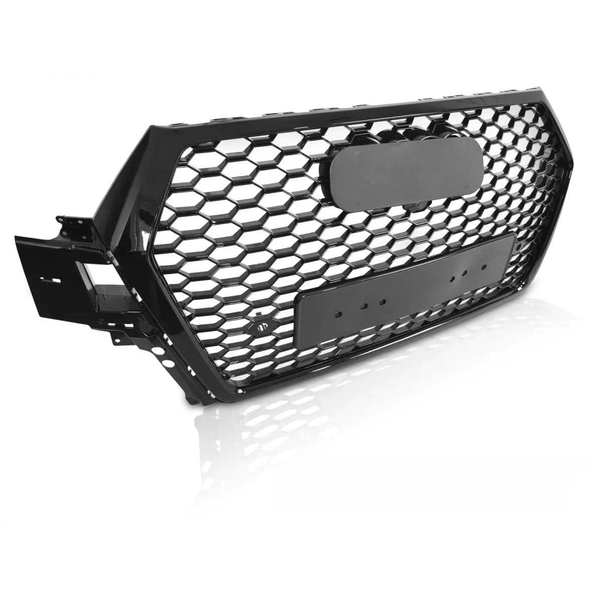 GRILLE SPORT STYLE GLOSSY BLACK PDC fits AUDI Q7 4M 15-19